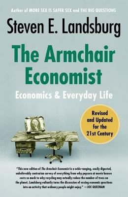Paperback of The Armchair Economist book by Free Press, showing the front cover with title and design.