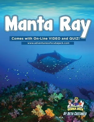 Manta Ray Activity Workbook For Kids Paperback Adventures of Scuba Jack
