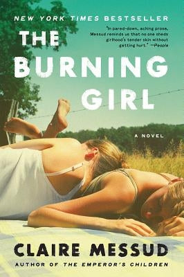 Paperback of The Burning Girl by W. W. Norton & Company, showing the front cover with title and author details.