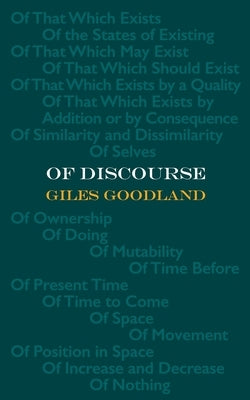 Of Discourse Paperback Grand Iota