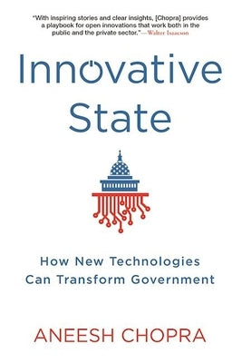 Paperback book titled "Innovative State: How New Technologies Can Transform Government" by Grove Press, showing its cover.