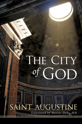 Paperback edition of The City of God by Hendrickson Publishers, showing the book cover with title and design elements.