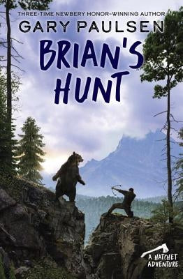 Paperback of Brian's Hunt by Ember, showing the book cover with title and artwork in a natural setting.