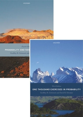 Paperback textbook titled "Probability and Random Processes" by Oxford University Press, showing the cover with mathematical illustrations.
