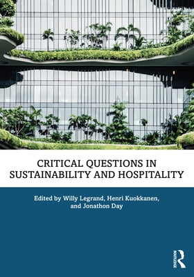 Critical Questions in Sustainability and Hospitality Paperback Routledge