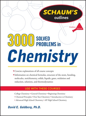 3,000 Solved Problems in Chemistry by Goldberg, David
