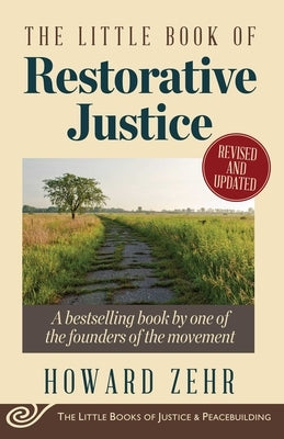 Paperback of The Little Book of Restorative Justice by Good Books featuring a cover with calming blue and white design.