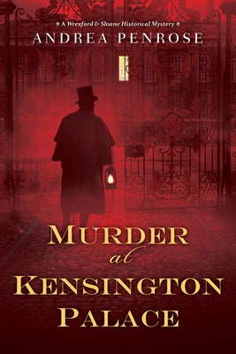 Paperback copy of Murder at Kensington Palace by Kensington Publishing Corporation featuring a mysterious cover design.