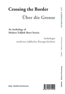 Iber der grenets / Über die Grenze / Crossing the Border Paperback Dusseldorf University Press
