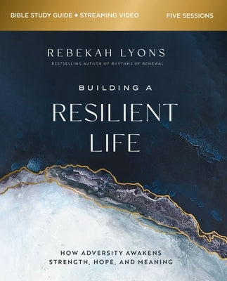 Paperback Building a Resilient Life Bible Study Guide by HarperChristian Resources with streaming video, focusing on adversity and hope.