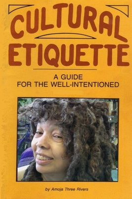 Paperback book titled "Cultural Etiquette: A Guide for the Well-Intentioned" by Athena Persephoni, featuring a simple cover design.