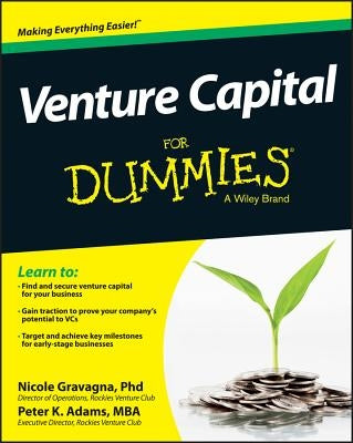 Venture Capital for Dummies Paperback For Dummies