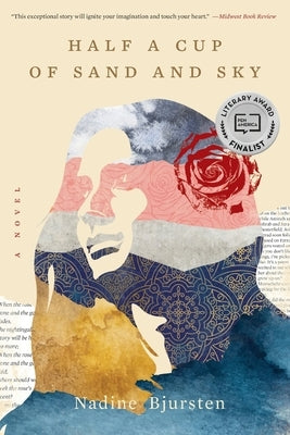 Paperback of "Half a Cup of Sand and Sky" by Alder House Books, showing the book cover with title and author details.
