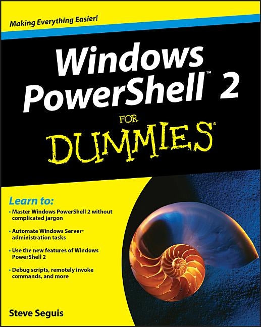 Windows PowerShell 2 for Dummies Paperback For Dummies