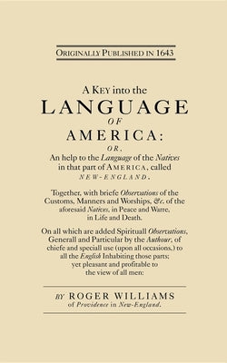 A Key Into the Language of America Paperback Applewood Books