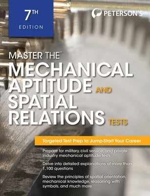 Master the Mechanical Aptitude and Spatial Relations Test Paperback Peterson's