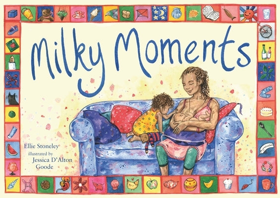 Paperback of Milky Moments by Pinter & Martin Ltd featuring a soft, pastel-colored cover with a gentle illustration.