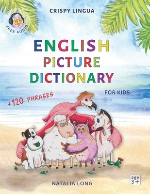 English Picture Dictionary for kids: A board game, colors, numbers, shapes, ABC, first words and phrases Paperback Independently Published