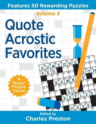 Quote Acrostic Favorites: Features 50 Rewarding Puzzles Paperback Aka Associates