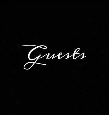 Guests Black Hardcover Guest Book Blank No Lines 64 Pages Keepsake Memory Book Sign In Registry for Visitors Comments Wedding Birthday Anniversary Chr by Murre Book Decor
