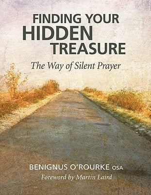 Book cover for "Finding Your Hidden Treasure: The Way of Silent Prayer" by Liguori Publications featuring serene imagery.