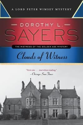 Paperback of Clouds of Witness by Harper Paperbacks, showing the book cover with title and author on a plain background.