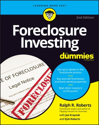 Foreclosure Investing for Dummies Paperback For Dummies