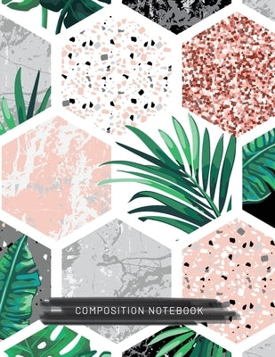 Composition Notebook: (8.5x11) Wide Ruled Lined Paper Journal (Octagon Pattern) (Notebook for Kids, Teens, Students, Adults) Back to School Paperback Blank Classic