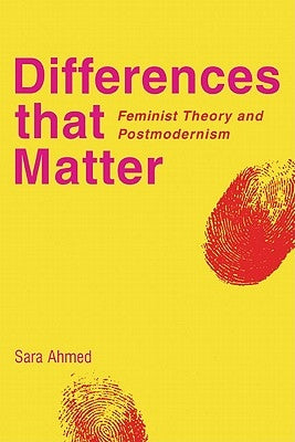Differences That Matter: Feminist Theory and Postmodernism Paperback Cambridge University Press