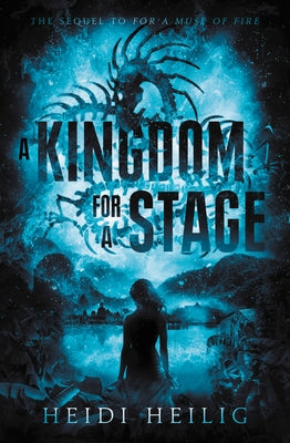 Paperback of "A Kingdom for a Stage" by Greenwillow Books, featuring the book cover with colorful illustrations.