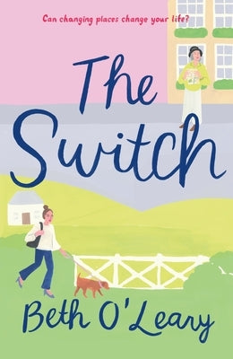 Paperback copy of "The Switch" by Flatiron Books, featuring a book cover with colorful artwork and title text.