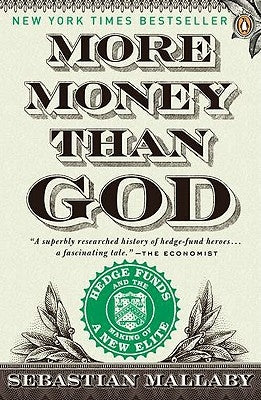 Cover of "More Money Than God" book by Penguin Books, featuring a sleek design with financial imagery and bold typography.
