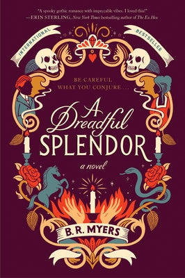 Paperback of "A Dreadful Splendor" by William Morrow & Company, with a dark, mysterious book cover featuring gothic artwork.