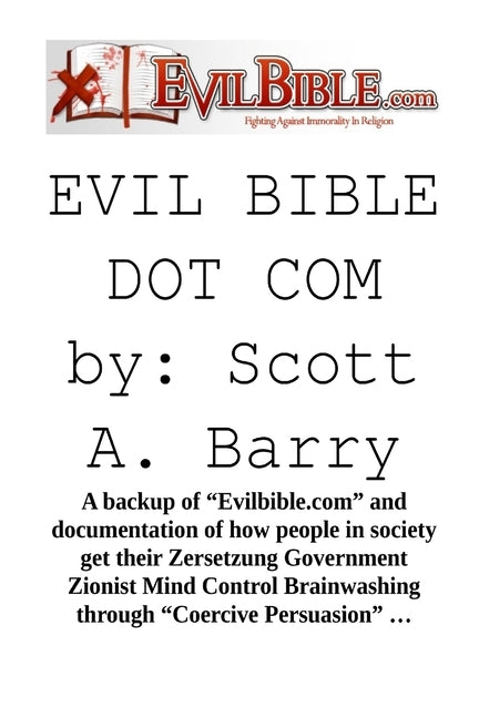 Evil Bible Dot Com Paperback Lulu.com