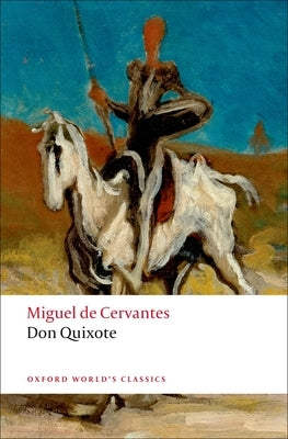 Book cover image of "Don Quixote de la Mancha" by Oxford University Press, featuring classic literary artwork.