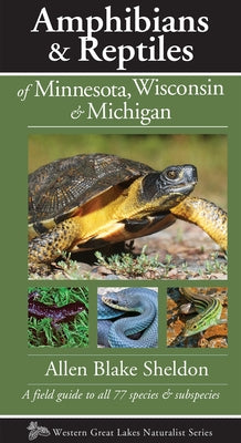 Paperback field guide with colorful illustrations of 77 amphibian and reptile species from Minnesota, Wisconsin, and Michigan.