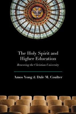 Paperback book titled "The Holy Spirit and Higher Education" by Baylor University Press, featuring a close-up of the cover design.