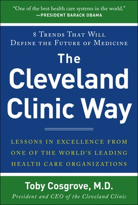 Paperback of The Cleveland Clinic Way by McGraw-Hill Companies featuring the book cover with title and logo.