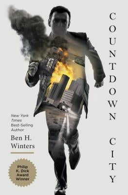 Paperback of Countdown City by Quirk Books, showing the book cover with cityscape artwork and bold title text.