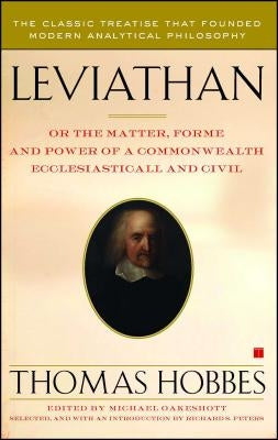 Leviathan: Or the Matter, Forme, and Power of a Commonwealth Ecclesiasticall and Civil Paperback Touchstone Books