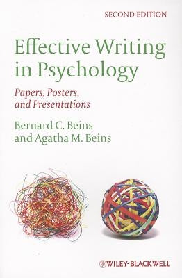Effective Writing in Psycholog Paperback Wiley-Blackwell