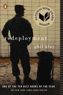 Paperback copy of "Redeployment" by Penguin Books, featuring the book cover with title and author details.