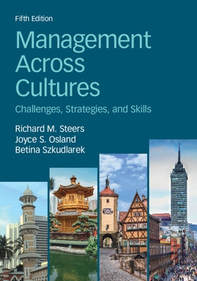 Paperback of Management Across Cultures book by Cambridge University Press, showing the cover with title and colorful design elements.