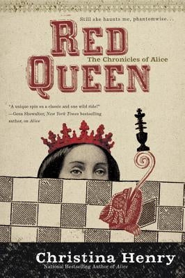 Red Queen paperback book by Ace Books, featuring a vibrant cover design, displayed upright on a flat surface.