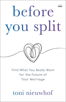 Paperback copy of "Before You Split" by Waterbrook Press, featuring the book cover with title and author details.