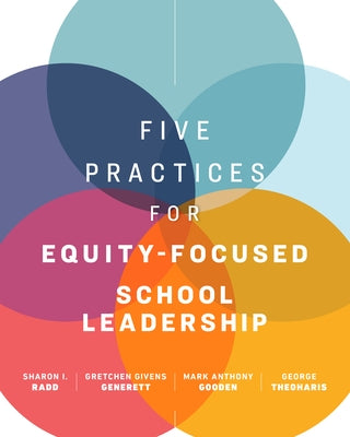 Paperback of Five Practices for Equity-Focused School Leadership by ASCD showing the book cover with title and author details.