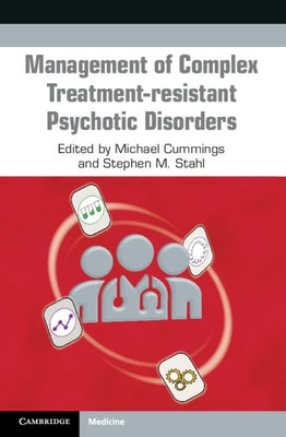 Paperback book titled "Management of Complex Treatment-Resistant Psychotic Disorders" by Cambridge University Press, with a clinical cover design.