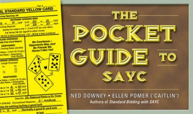 The Pocket Guide to Sayc Paperback Master Point Press
