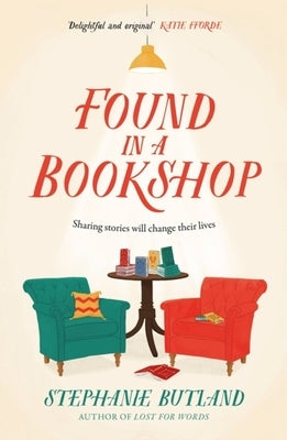 Paperback "Found in a Bookshop" by Headline, showing the book cover with title and author details on a plain background.