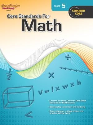 Core Standards for Math Reproducible Grade 5 Paperback Steck Vaughn School Supply